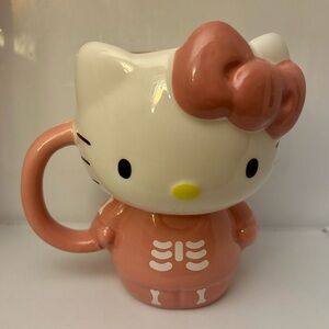 2024 Hello Kitty Halloween Pink/White Skeleton Mug